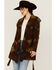 Image #2 - Cripple Creek Women's Southwestern Print Hooded Wrap Jacket , Brown, hi-res