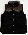 Image #1 - Cody James Toddler Boys' Anza Corduroy Vest, Black, hi-res