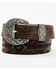 Image #1 - RANK 45&reg; Men's Corbin Southwestern Tooled Belt, Brown, hi-res