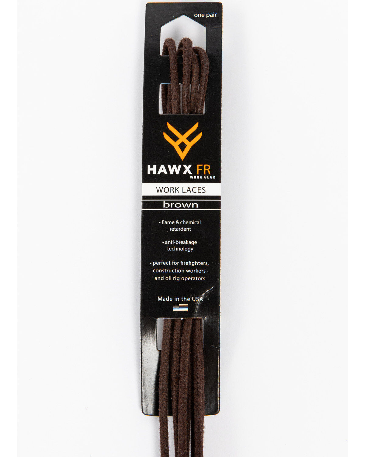 Image #1 - Hawx Men's Brown Kevlar 84" Laces, Brown, hi-res