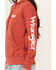 Image #3 - Wrangler Retro Women's Logo Pullover Hoodie , Red, hi-res