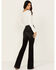 Image #3 - Idyllwind Women's Shadow Lane Mid Rise Stretch Bootcut Jeans, Black, hi-res