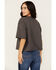 Image #4 - Wrangler Women's Space Cowboy Boxy Cropped Graphic Tee, Dark Grey, hi-res