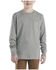 Image #1 - Carhartt Boys' Logo Long Sleeve Pocket T-Shirt, Charcoal, hi-res