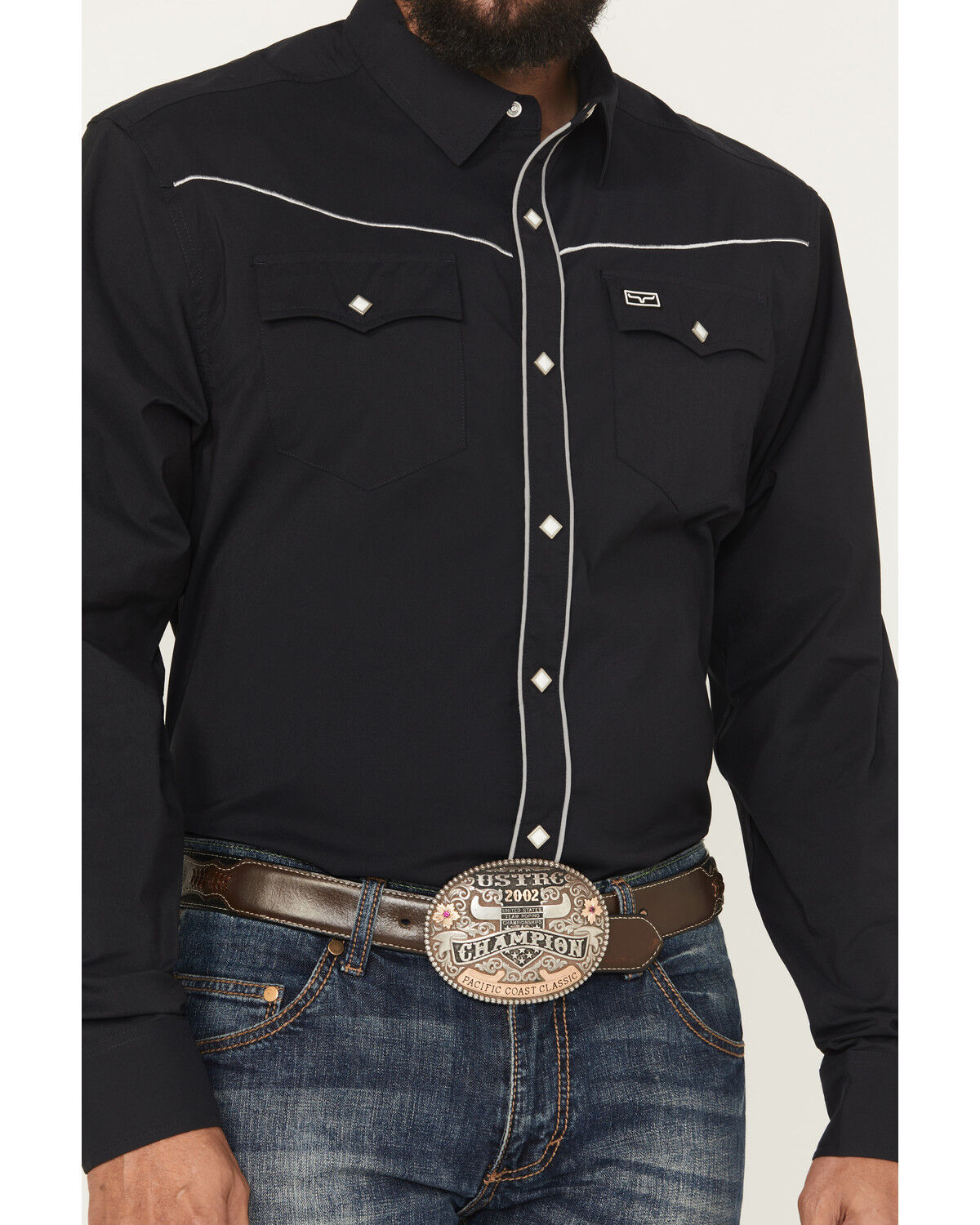 Image #3 - Kimes Ranch Men's Laneboro Solid Long Sleeve Snap Performance Western Shirt, , hi-res