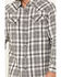 Image #3 - Moonshine Spirt&reg; Men's Gray Cloud Plaid Print Long Sleeve Snap Western Shirt, Grey, hi-res