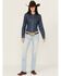 Image #1 - Ariat Women's R.E.A.L. Light Wash Zayla Low Rise Straight Leg Stretch Denim Jeans , Light Wash, hi-res