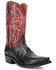 Image #1 - Dan Post Men's Exotic Snake Western Boots - Snip Toe , Black, hi-res