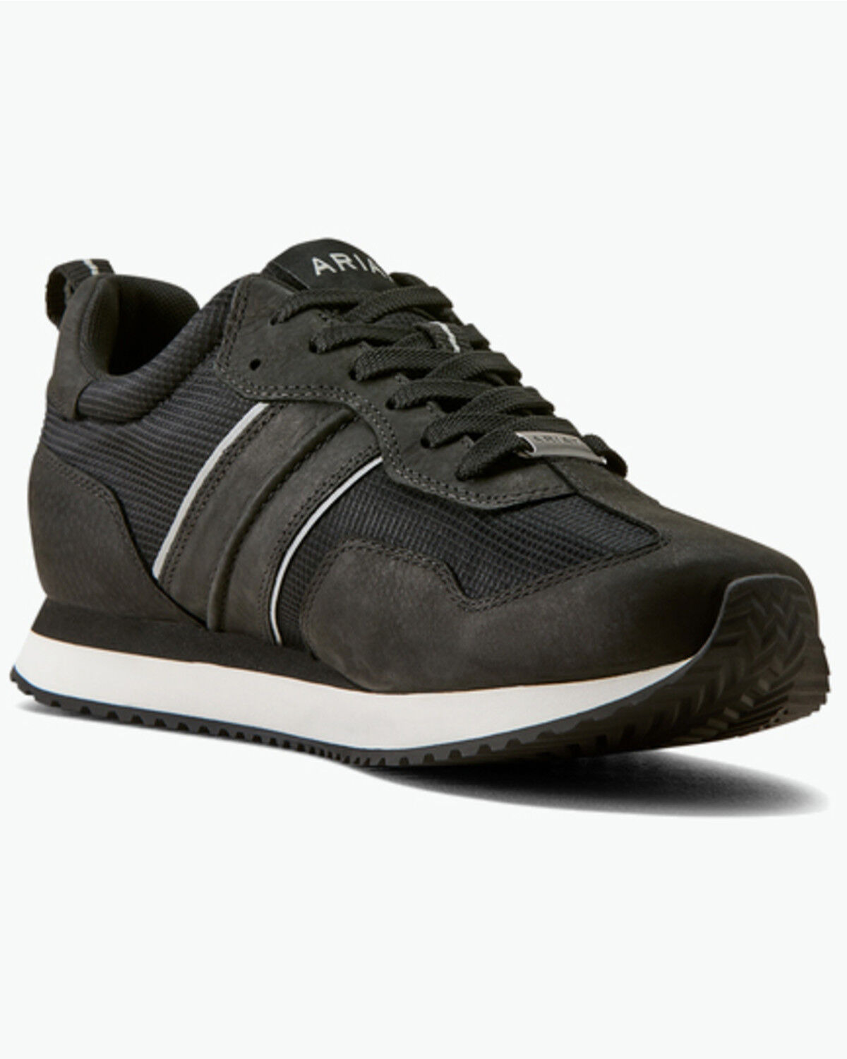 Image #1 - Ariat Men's Ranch Runner Waterproof Casual Shoes, Black, hi-res
