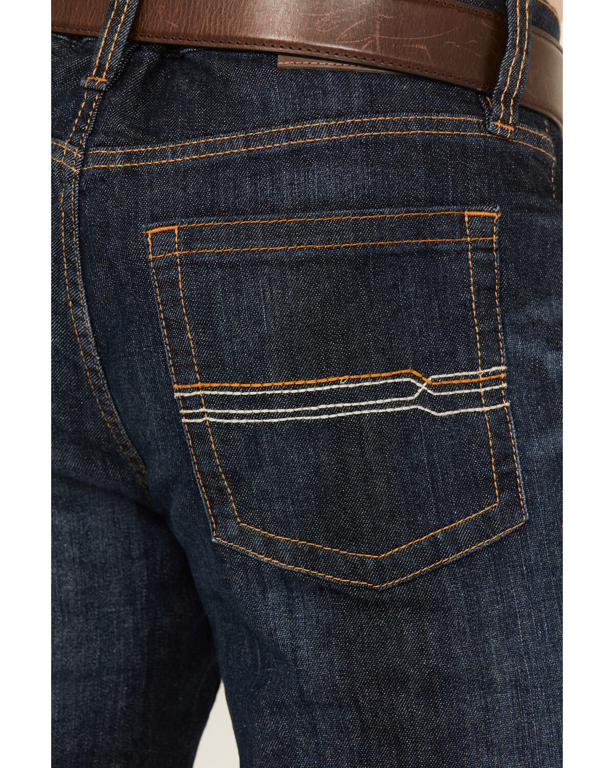 Image #4 - Cody James Men's Night Hawk Wash Wyatt Slim Bootcut Stretch Denim Jeans - Tall, Dark Wash, hi-res