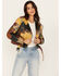 Image #1 - Cleo + Wolf Women's Patchwork Leather Jacket , Chocolate, hi-res