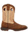 Image #2 - Durango Men's Rebel Performance Western Boots - Broad Square Toe, Tan, hi-res