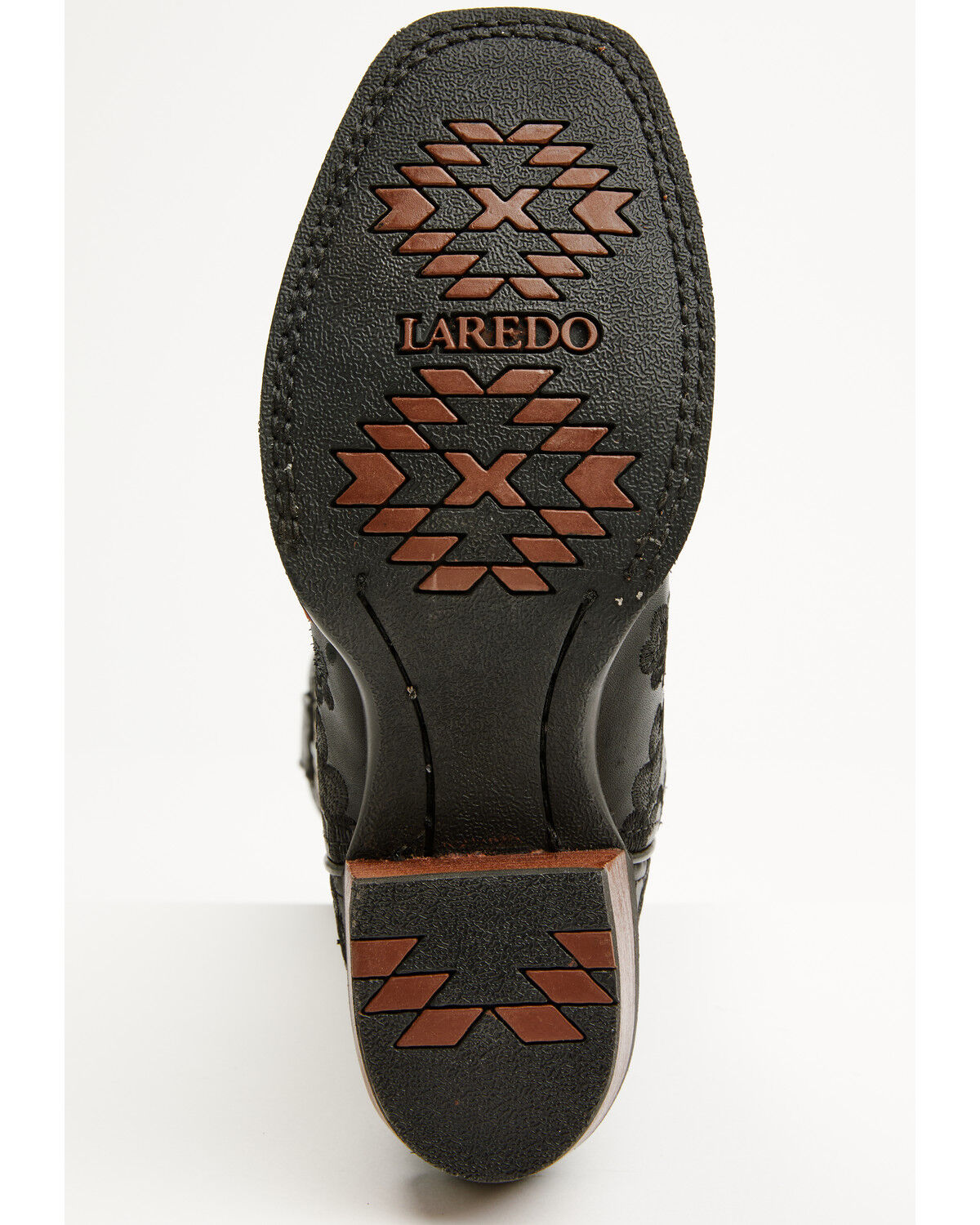 Image #7 - Laredo Women's Flora Performance Western Boots - Broad Square Toe, Black, hi-res