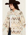 Image #2 - Outback Trading Co Women's Canne Southwestern Print Jacket, Cream, hi-res