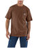 Image #1 - Carhartt Men's Loose Fit Heavyweight Short Sleeve Pocket T-Shirt, Brown, hi-res