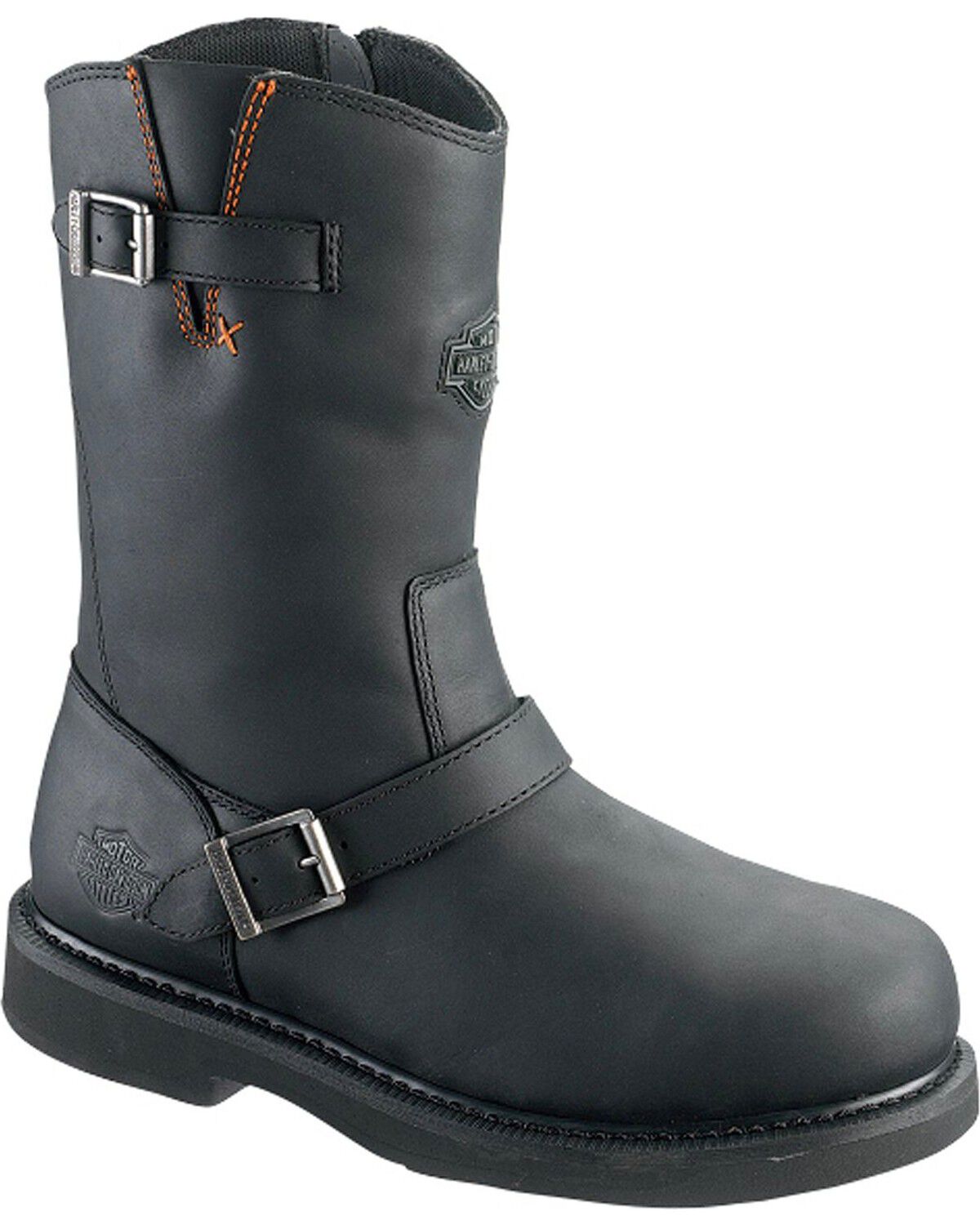 Harley-Davidson Men's Jason Steel Toe Boots, Black, hi-res