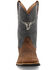 Image #4 - Twisted X Boys' Top Hand Western Boots - Broad Square Toe, Brown/blue, hi-res