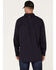 Image #4 - Hawx Men's FR Vented Solid Long Sleeve Button-Down Work Shirt , Navy, hi-res