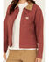 Image #3 - Carhartt Women's Rugged Flex® Loose Fit Canvas Detroit Jacket , Maroon, hi-res