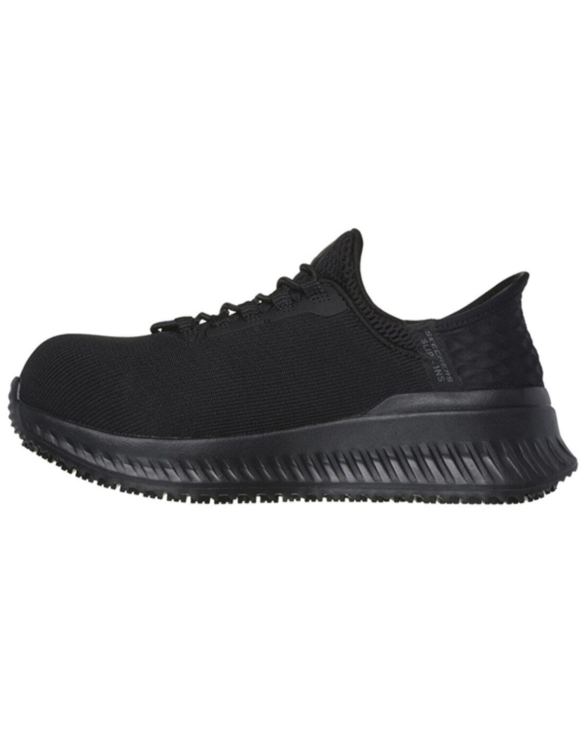 Image #2 - Skechers Women's Slip-Ins Tilido Ombray Work Shoes - Composite Toe, Black, hi-res