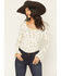 Image #2 - Idyllwind Women's Harborwood Floral Print Bell Long Sleeve Top, Cream, hi-res