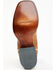 Image #7 - Cody James Men's Upper Two-Tone Leather Western Boots - Broad Square Toe, Orange, hi-res