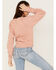 Image #4 - Wrangler Retro Women's Embroidered Logo Sweatshirt, Blush, hi-res