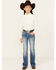 Image #3 - Shyanne Girls' Medium Wash Diamond Dreamcatcher Bootcut Jeans - Little, Medium Wash, hi-res