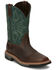 Image #1 - Justin Men's Tan Bolt Western Work Boots - Soft Toe, Tan, hi-res