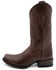 Image #3 - Ferrini Men's Wyatt Western Boots - Square Toe , Chocolate, hi-res