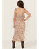 Image #4 - Cotton & Rye Girls' Floral Print Maxi Dress, Rust Copper, hi-res