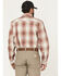 Image #4 - Carhart Men's FR Force Rugged Flex&reg; Loose Fit Midweight Plaid Print Long Sleeve Button-Down Work Shirt, Wine, hi-res