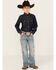 Image #1 - Rock & Roll Denim Boys' Light Wash V Stitch Bootcut Jeans , Blue, hi-res