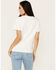 Image #4 - Wrangler Women's Block Logo Tee, Off White, hi-res