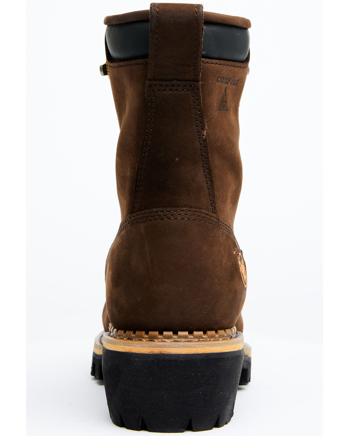 Image #7 - Hawx Men's 8" Lineman Lace-Up Waterproof Work Boot - Composite Toe, Brown, hi-res