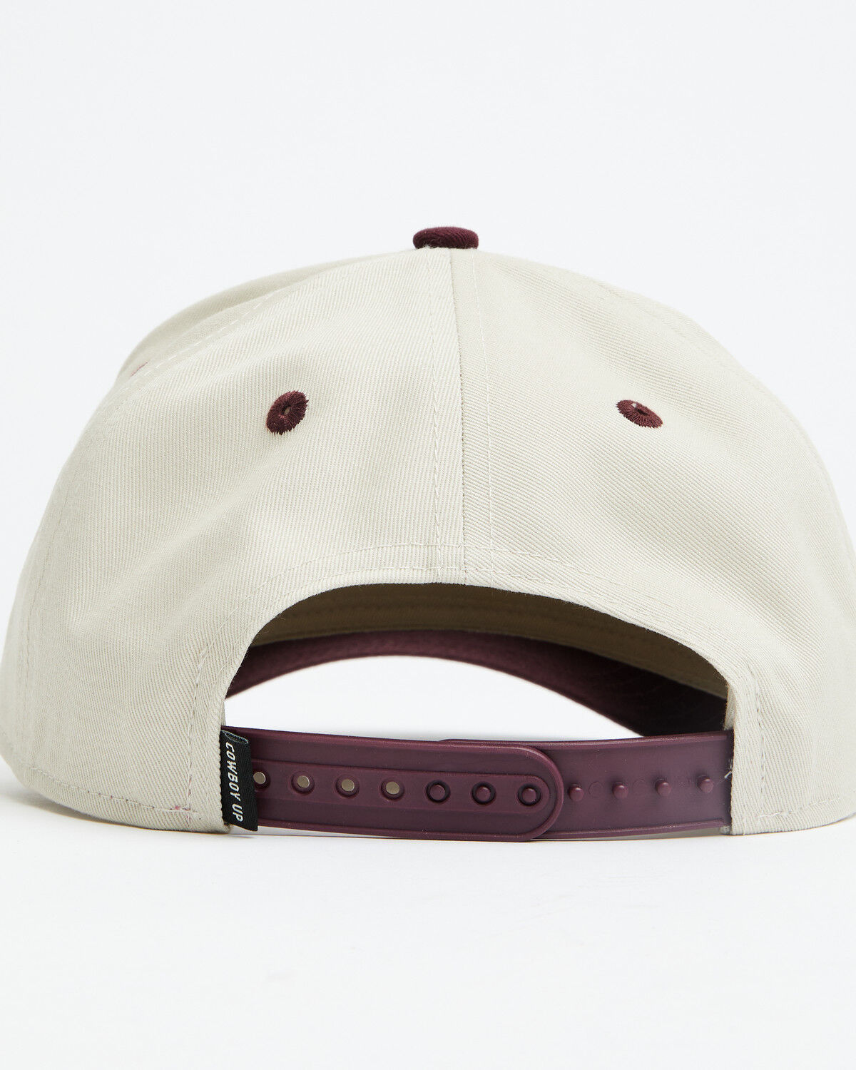 Image #3 - Cowboy Up Women's Rebel Belle Ball Cap, Maroon, hi-res