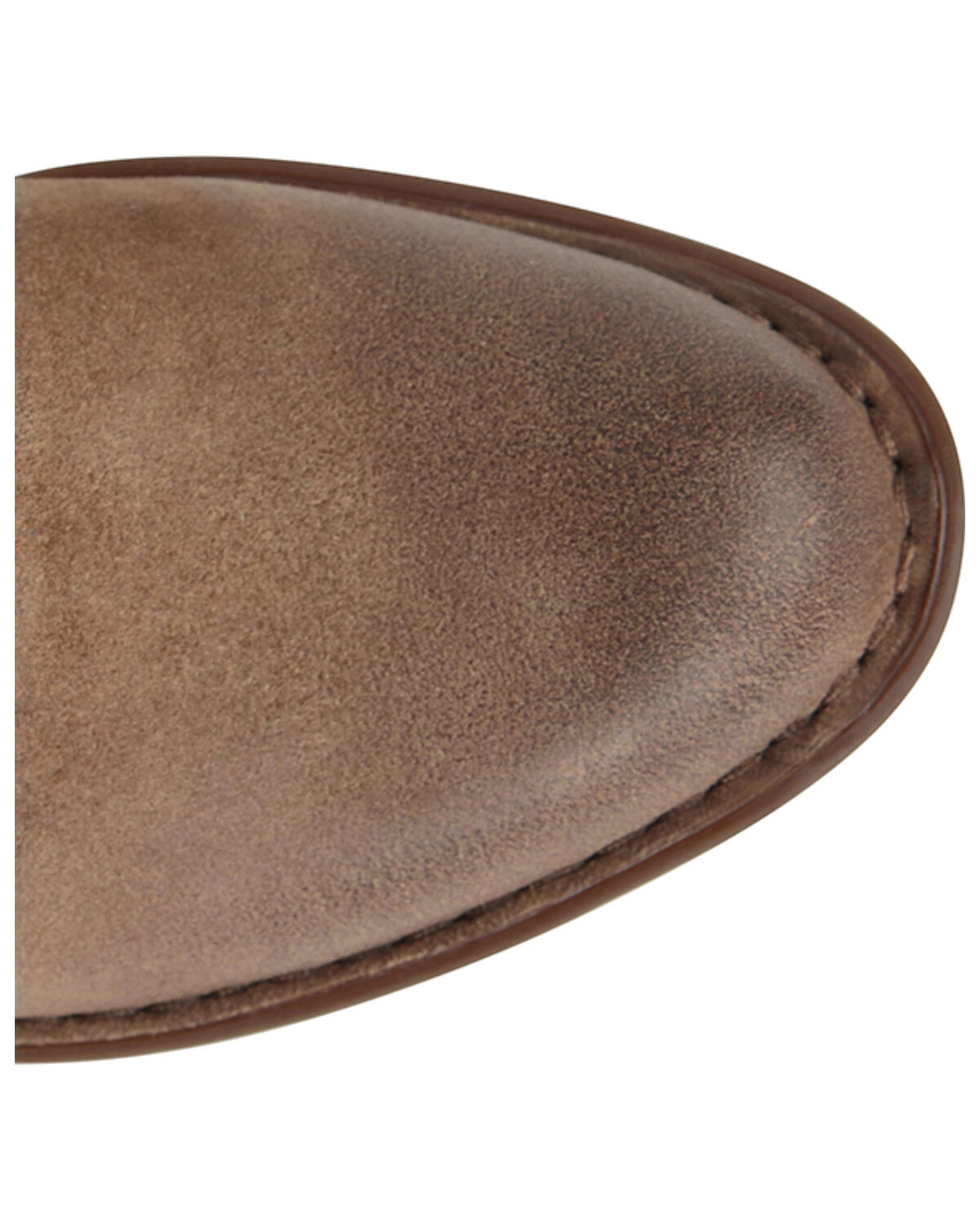 Image #7 - Born Women's Distressed Taupe Kerri Full-Grain Fashion Bootie - Round Toe, Taupe, hi-res