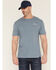 Image #2 - Troll Co Men's Headstrong Short Sleeve Graphic T-Shirt, Blue, hi-res