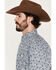 Image #2 - George Strait by Wrangler Men's Paisley Print Long Sleeve Button-Down Stretch Western Shirt, Blue, hi-res