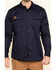 Image #4 - Hawx Men's FR Long Sleeve Button-Down Work Shirt - Big, Navy, hi-res