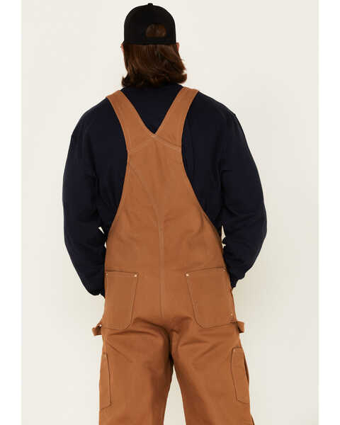 Image #5 - Carhartt Zip-to-Thigh Work Overalls, Carhartt Brown, hi-res