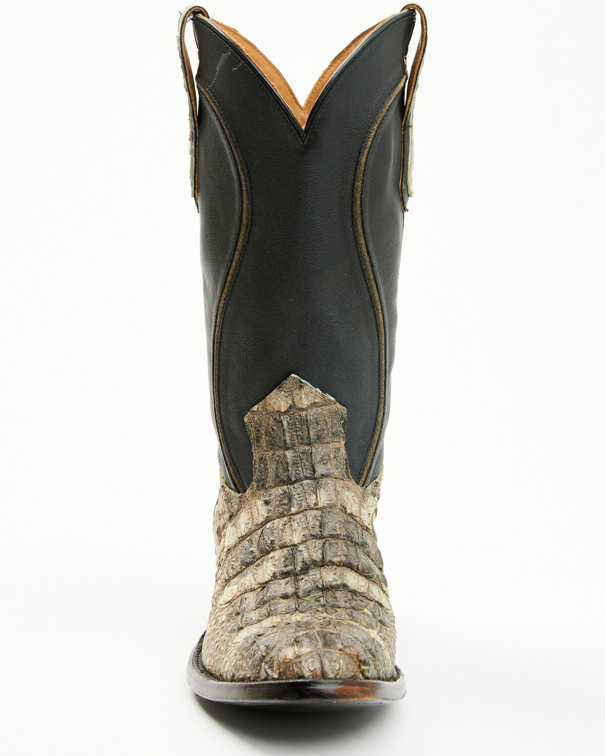 Image #4 - Cody James Black 1978&reg; Men's Tillman Exotic Hornback Alligator Western Boots - Round Toe, Black, hi-res