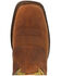 Image #6 - Durango Men's Rebel Western Performance Boots - Broad Square Toe, Green, hi-res