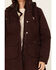 Image #3 - Carhartt Women's Loose Fit Wash Duck Coat, Burgundy, hi-res