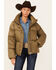 Image #1 - Roper Women's Lightweight Parachute Puffer Jacket, Green, hi-res