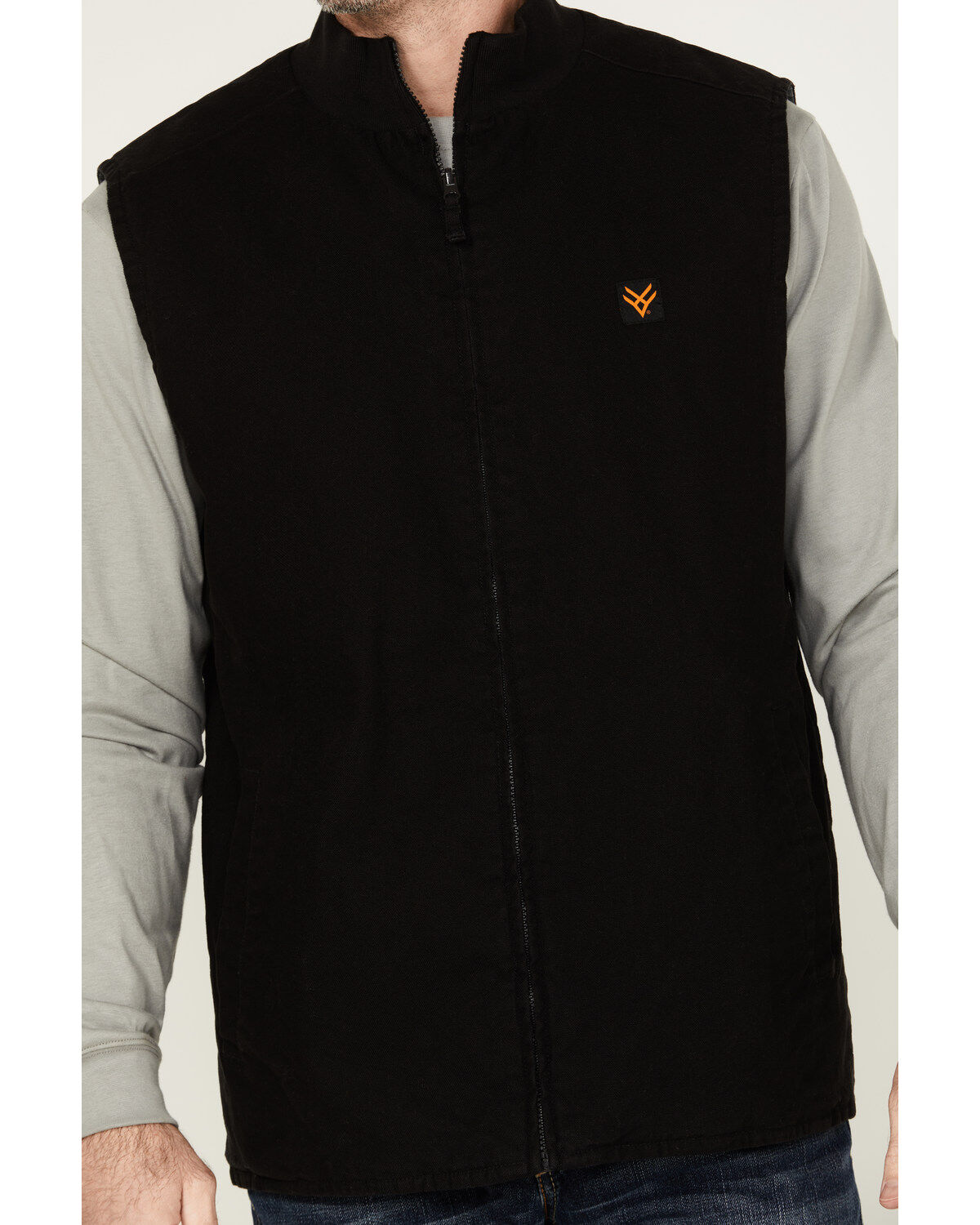 Image #3 - Hawx Men's Reversible Insulated Work Vest, Black, hi-res