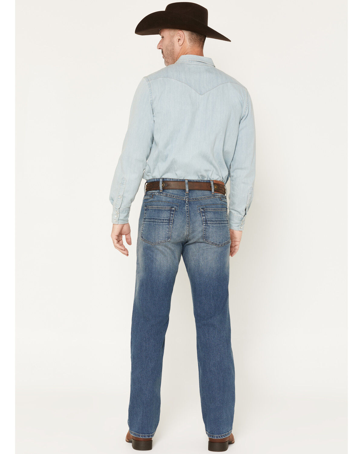 Image #3 - Cody James Men's Outrigger Wash Yukon Relaxed Straight Concealed Carry Stretch Denim Jeans, Medium Wash, hi-res