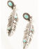 Image #2 - Idyllwind Women's Leeann Antique Earrings, Silver, hi-res