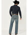 Image #3 - Cody James Men's Medium Wash Relaxed Bootcut Stretch Denim Jeans, Medium Wash, hi-res