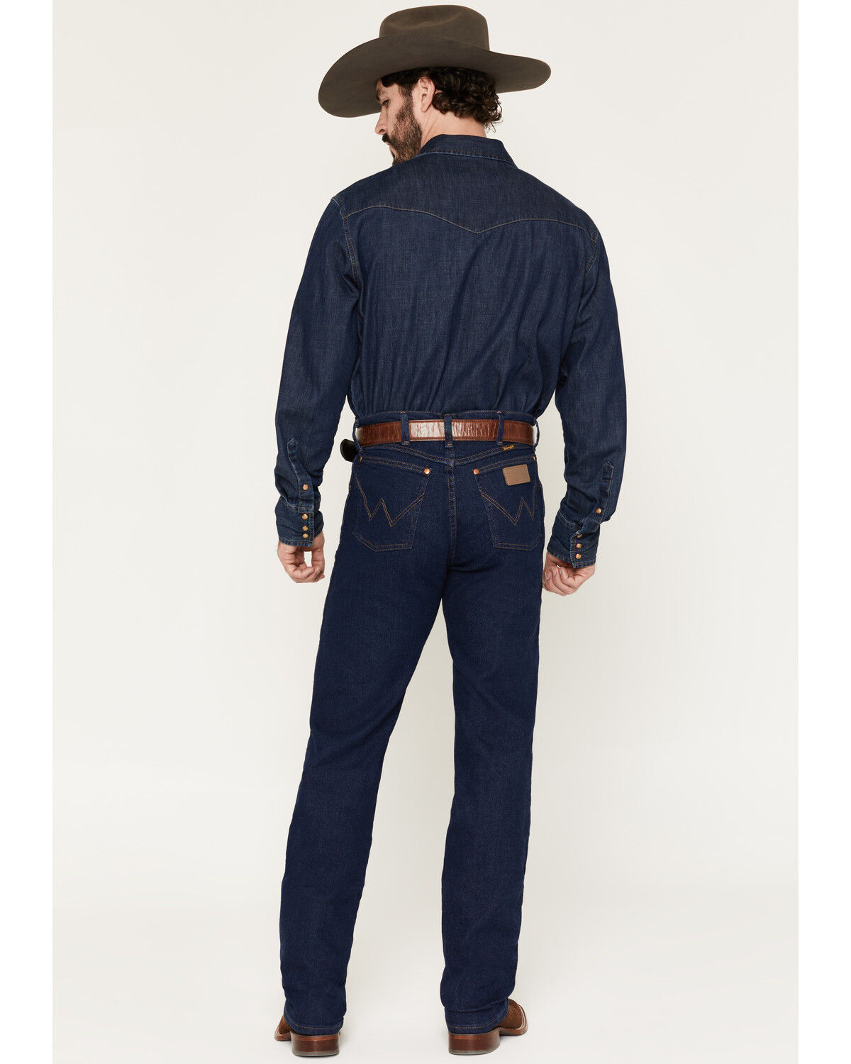 Image #3 - Wrangler Men's 947 Regular Fit Stretch Denim Jeans, Indigo, hi-res